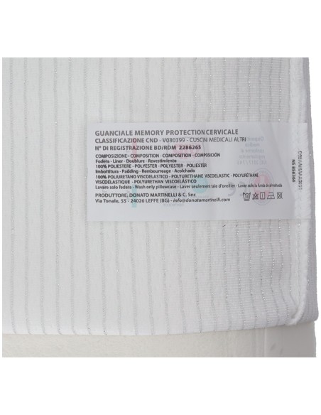 Guanciale a doppia onda cuscino in viscolattice cm 42x72