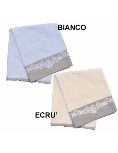 Dea coppia di asciugamani in spugna cotone