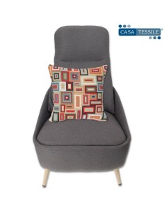 Chenille Sofa Kissenbezug FENIX 40X40 cm. 2