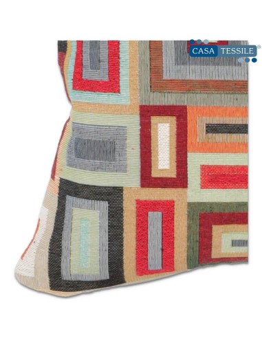 Housse de coussin de canapé en chenille FENIX 40X40 cm.