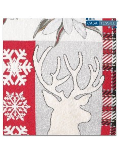 EDELWEISS housse de coussin de canapé chenille 2