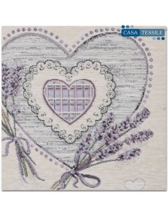 Forro de cojín de sofá de corazón de lavanda Hearts 2