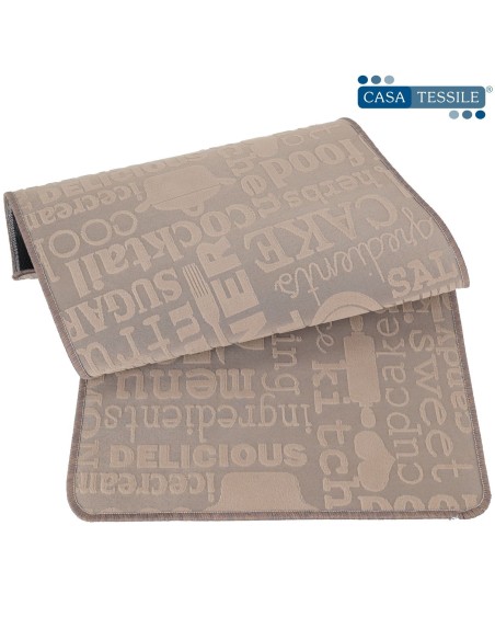 Alfombra de cocina antideslizante con pasillo de 50 cm de ancho. MIRALUX