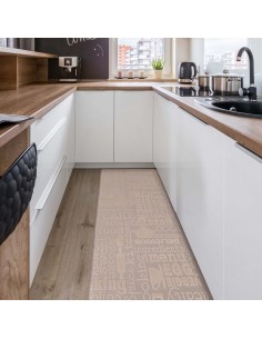 Alfombra de cocina antideslizante con pasillo de 50 cm de ancho. MIRALUX 2