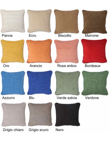 Tapicería de color liso con cordón