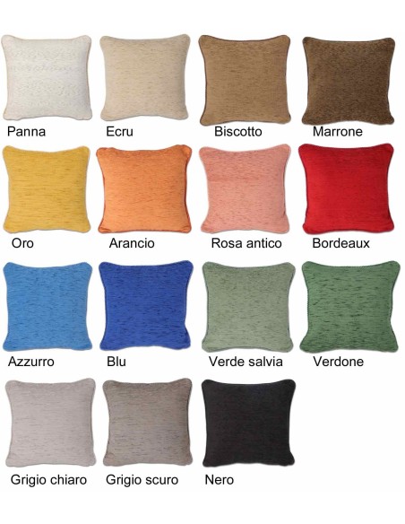 Tapicería de color liso con cordón