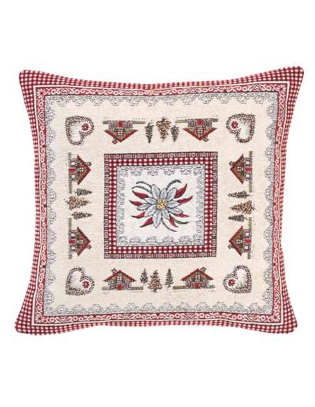 Housse de coussin de canapé en chenille TRICOT