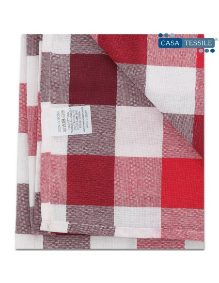 Mantel de jacquard de algodón VICHY