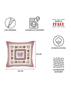 Housse de coussin de canapé en chenille TRICOT 2