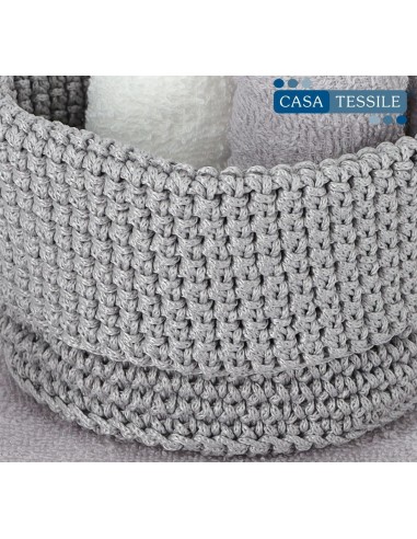 Lavabos de baño con juego de cestas 4 piezas CROCHET