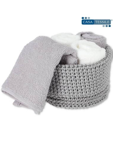 Lavabos de baño con juego de cestas 4 piezas CROCHET