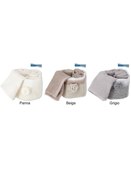 Set de 4 lavabos de baño NANTES con cesta