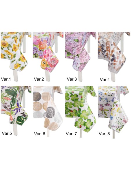 Nappe laminée italienne FIORI E FOGLIE