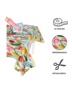 Nappe plastifiée transparente h 140 cm. par mètre CRISTAL 2