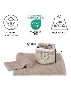 Set mit 4 NANTES Badezimmerwaschbecken mit Korb 2