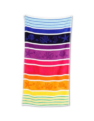 Serviette de plage en coton égyptien 90X165 cm. SAFARI