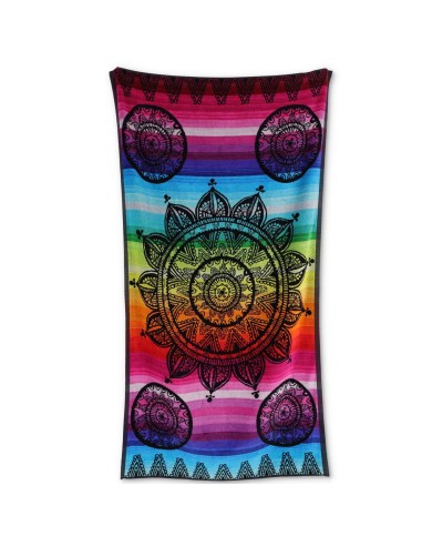 Serviette de plage en coton jacquard 90X165 cm. DEHLI