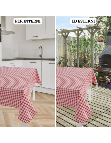 Italienische kunststoffbeschichtete Tischdecke PIC NIC