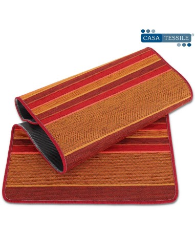 Alfombrilla de carril lavable antideslizante Lebandes de 53 cm de ancho.