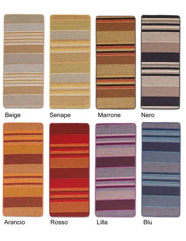 Alfombrilla de carril lavable antideslizante Lebandes de 53 cm de ancho.