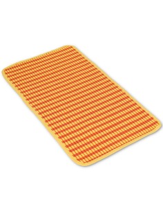 Tapis en coton mélangé 46x80 cm. WANNY COULEUR RECTO-VERSO