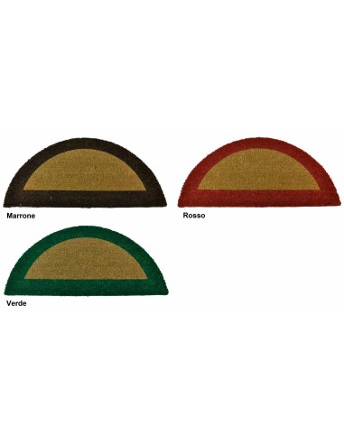 Ecoco Bordo Zerbino mezzaluna in cocco 40X80 cm.