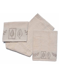 Edera paire de serviettes de ratine de coton