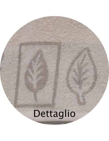 Edera coppia di asciugamani in spugna cotone