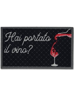 Paillasson rectangulaire FLOMAT25 et demi-lune 40x70 cm.