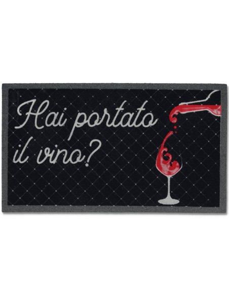 Zerbino FLOMAT25 rettangolare e mezzaluna 40x70 cm.