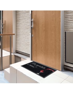 Rechteckige Fußmatte aus FLOMAT25 und Halbmond 40x70 cm. 2