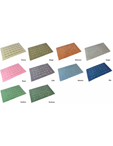 Elba mesures de tapis de salle de bain