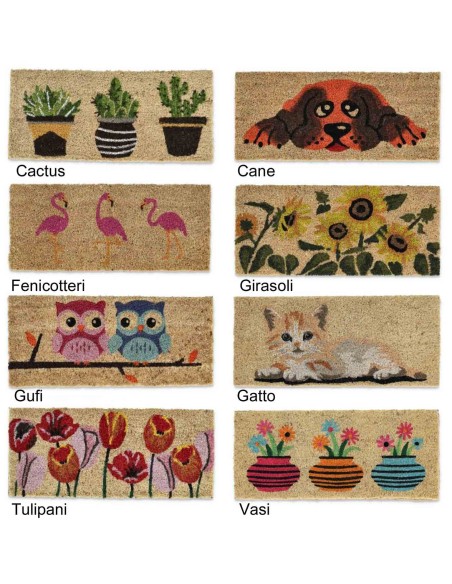 Felpudo de coco mini cm 23 X 53 DUPLO