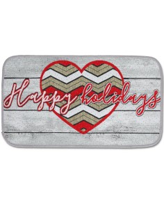 Felpudo secador de paso, alfombra multiusos NAVIDAD 40X70 cm.