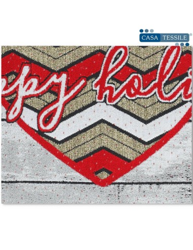 Zerbino asciugapassi, tappeto multiuso NATALE 40X70 cm.