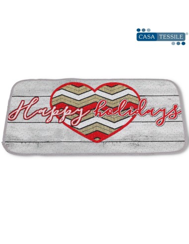 Paillasson de séchoir à étages, tapis multi-usages NOËL 40X70 cm.