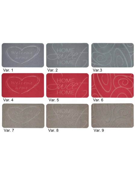 ZELI mittelgroße Fußmatte für den Einstieg 40x70 cm.