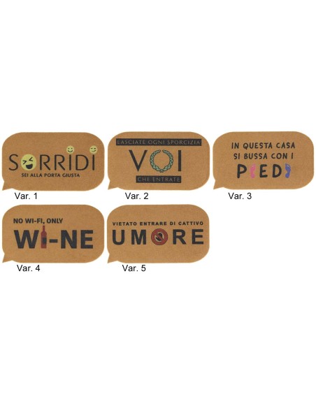 Zerbino ingresso tappeto asciugapassi COMIX 40x70 cm.