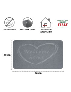 Zerbino ingresso medio ZELI 40x70 cm. 2