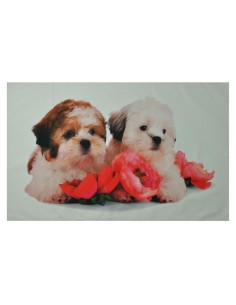 Cani e fiori Bett Kissen Kissenbezug Fotoabzug 2