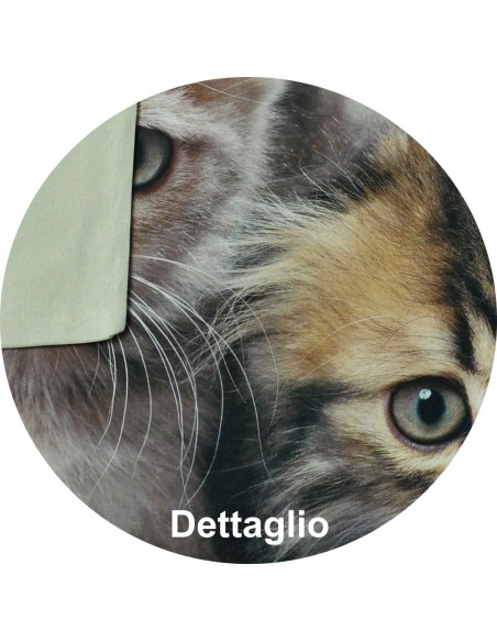 Federa cuscino letto stampa fotografica Due gattini