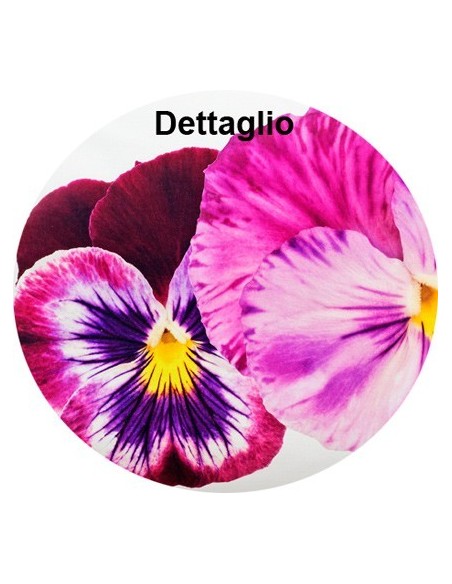 Federa cuscino letto stampa fotografica Violette