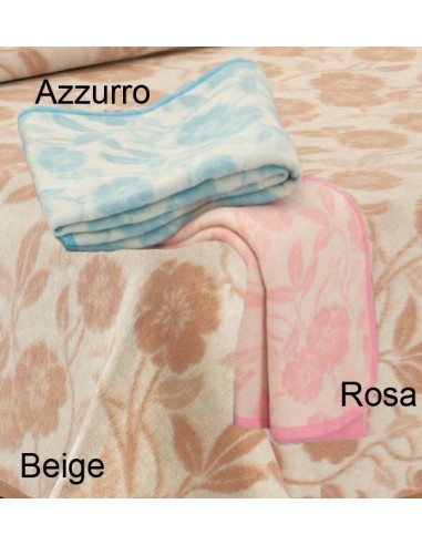 Florence coperta misto lana singola 150x210 cm.