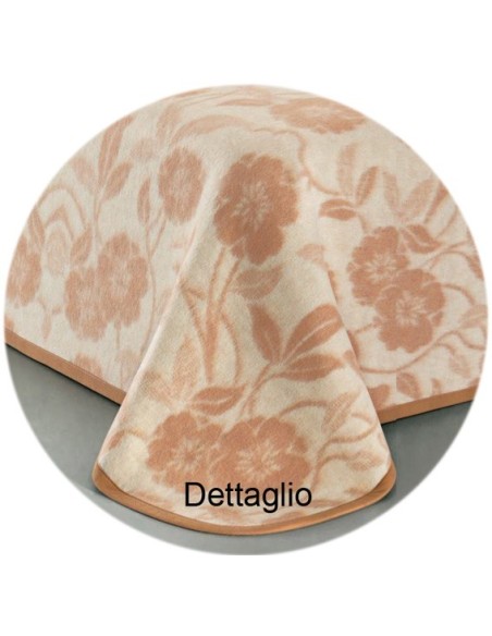 Florence coperta misto lana singola 150x210 cm.