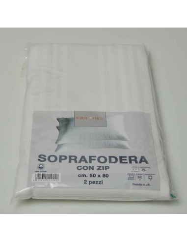 Fodere Copricuscini Sanfor Rigato nr 2 pz cm 50x80