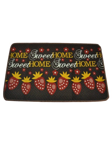 Cocina amplia de dulce hogar 50 cm fresas alfombra.