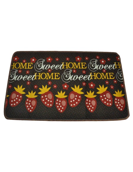 Cocina amplia de dulce hogar 50 cm fresas alfombra.