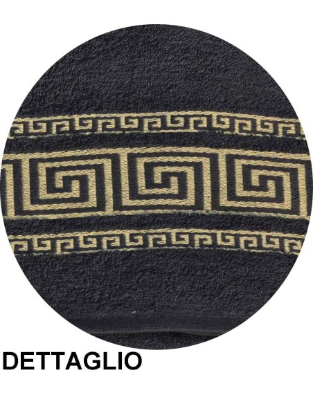 Toalla de baño gracia en Terry cm 100 x 150 con griego