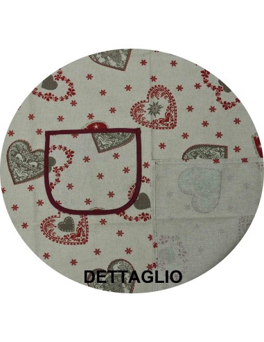 TIROLO Schürze cm 76 X 75