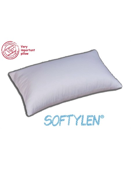 Guanciale Vip Golden de 50x80 cm rembourré coussin fibre Softylen et amovible